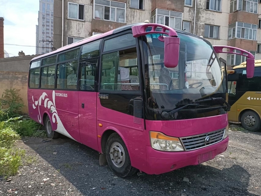 31 autobus scolaire utilisé de Van de passager d'autobus de Seater Mini Bus Yutong Front Engine par ZK6752D