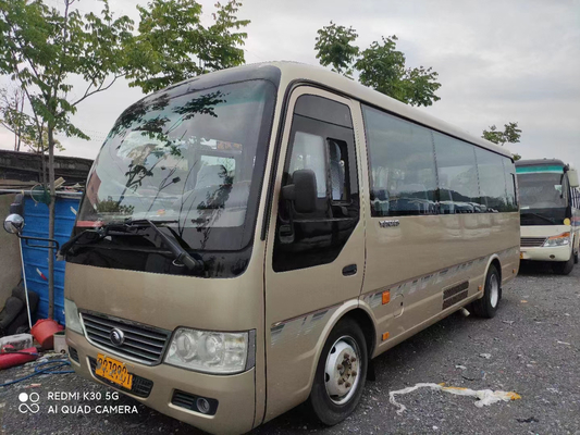 Porte automatique Front Engine ZK6708 de l'autobus 21seats de caboteur de Yutong d'occasion