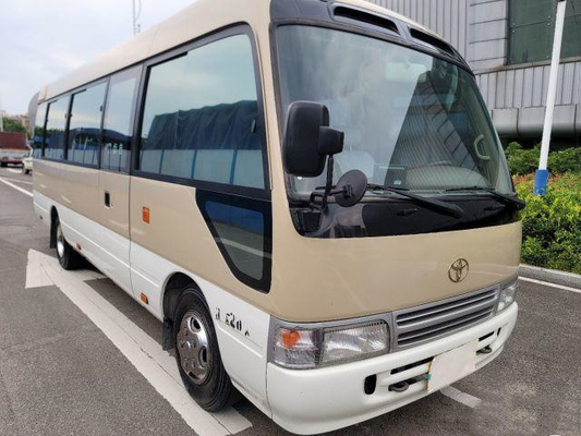 29seats a utilisé le moteur à essence de Mini Van Coach Bus Used 2TR d'autobus de caboteur de Toyota