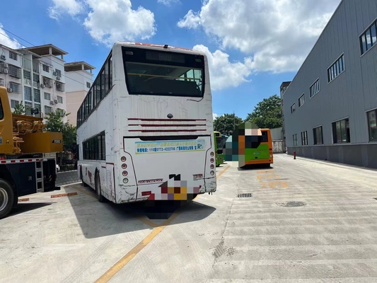 Zk6116HG a utilisé l'autobus de voyage Yutong 86/78 personnes d'occasion City Bus Double Deck