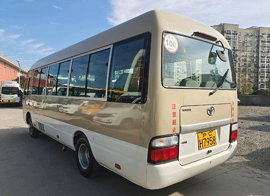 Occasion 18Kw 1.6T d'autobus de Mini Used Toyota Coaster Coach