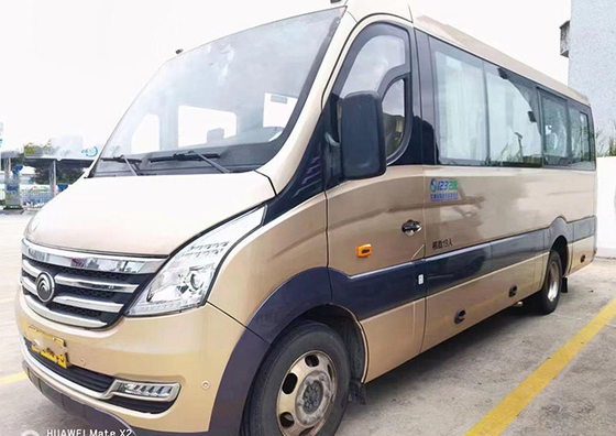 euro 3 de la conduite à droite 4650kg de 1.6Kw Mini Yutong Used Coach Bus