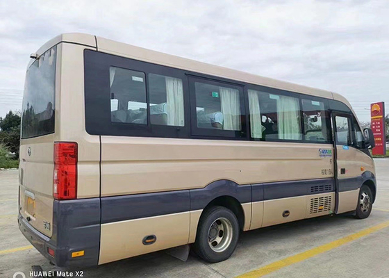 euro 3 de la conduite à droite 4650kg de 1.6Kw Mini Yutong Used Coach Bus