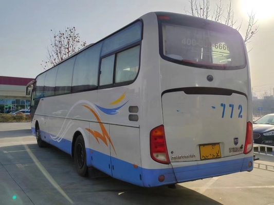 Les autobus diesel utilisés redressent l'autobus de moteur de Yuchai d'arrière de Yutong Zk6110 2+3layout 62seats d'autobus de Steeing