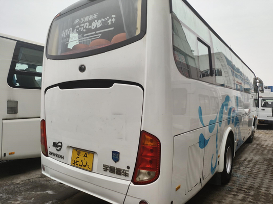 le 2ème entraîneur Buses 47 de Yutong d'occasion de l'autobus ZK6107 de main pose la plate-forme simple