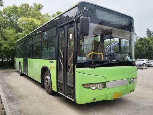 Autobus utilisé de transport en commun d'occasion d'autobus de transit de ville de Yutong LHD d'autobus de ville