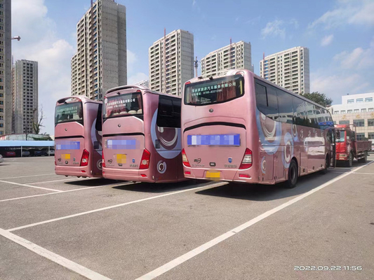 Autobus utilisé d'occasion de Yutong ZK6122 d'autocars diesel de ville de 2016 sièges de l'an 55