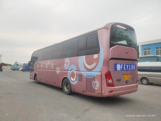 Autobus utilisé d'occasion de Yutong ZK6122 d'autocars diesel de ville de 2016 sièges de l'an 55