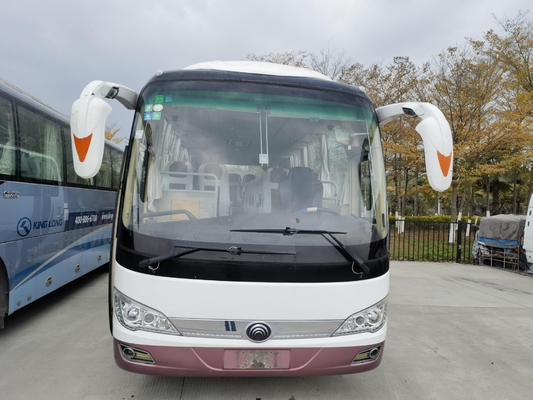 Les autocars utilisés ont utilisé l'autobus ZK6816H5Y 34 de Yutong pose le climatiseur de moteur de Yuchai