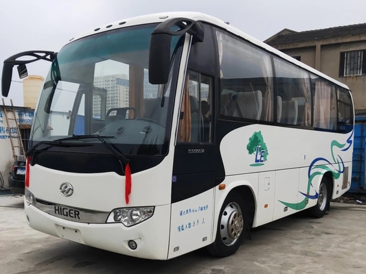le 2ème autobus de main a utilisé le moteur de Yuchai de climatiseur de sièges de l'autobus KLQ6796E4 35 de Kinglong