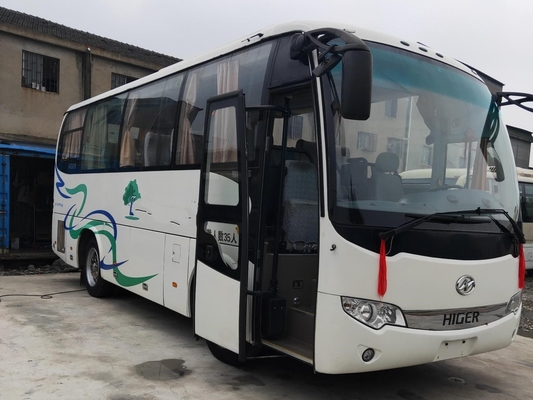 le 2ème autobus de main a utilisé le moteur de Yuchai de climatiseur de sièges de l'autobus KLQ6796E4 35 de Kinglong