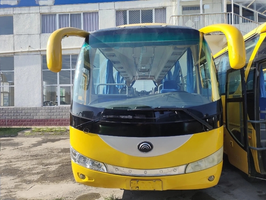 30 sièges ont utilisé occasion jaune Yutong ZK6798 de moteur de Yuchai de couleur d'entraîneurs de passager