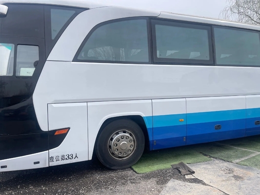 Sièges de luxe utilisés des autobus 12meters 33 scellant occasion Foton BJ6120 de moteur de Yuchai de fenêtre