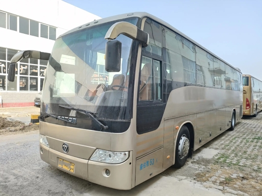 Occasion commerciale utilisée Foton BJ6120 du moteur 330hp de Yuchai de sièges des portes à deux battants 53 d'autobus