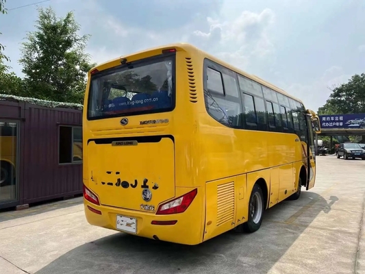 Autobus utilisé XMQ6759 de Kinglong de main de fenêtre de glissement de la transmission manuelle a/c de sièges du moteur 33 de Yuchai d'autobus de passager 2ème