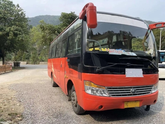 Fenêtre de glissement externe de porte d'oscillation de sièges de l'autobus 30 d'occasion Front Engine Used Yutong Bus ZK6752D