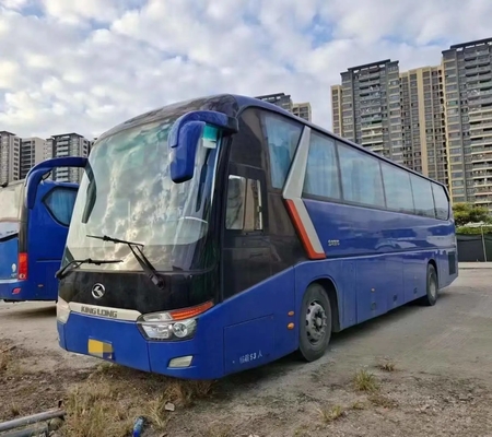 Autobus et entraîneur utilisés Middle Door 12 mètres scellant l'autobus XMQ6129 de Kinglong d'occasion de sièges de la fenêtre 53