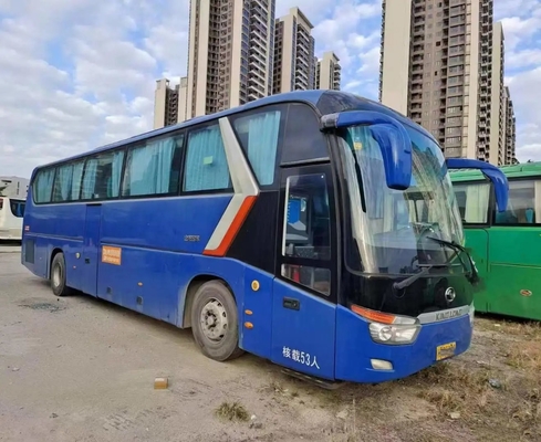 Autobus et entraîneur utilisés Middle Door 12 mètres scellant l'autobus XMQ6129 de Kinglong d'occasion de sièges de la fenêtre 53