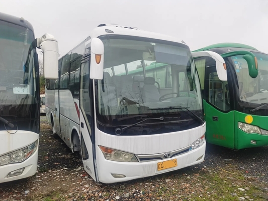 Sièges diesel utilisés du moteur 31 de Yuchai de transmission manuelle d'autobus scellant le 2ème autobus XMQ6802 de Kinglong de main de fenêtre
