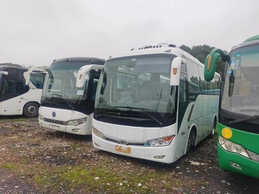 Sièges diesel utilisés du moteur 31 de Yuchai de transmission manuelle d'autobus scellant le 2ème autobus XMQ6802 de Kinglong de main de fenêtre