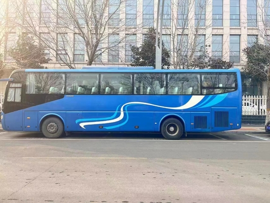 Portes à deux battants de sièges du moteur 55 de Weichai de bus touristique d'occasion scellant la fenêtre 11,5 mètres de jeunes pinces utilisées ZK6127
