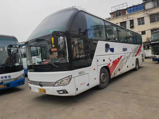 Entraîneur utilisé Bus 12 mètres 2 de pare-brise de la porte 50 de climatiseur moyen de sièges de moteur d'autobus arrière ZK6122 de Yutong