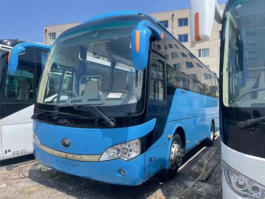 Moteur utilisé 245hp de Yuchai de sièges d'autobus et de car 39 pinces rares ZK6908 de 2015 d'an de couleur bleue jeunes de moteur