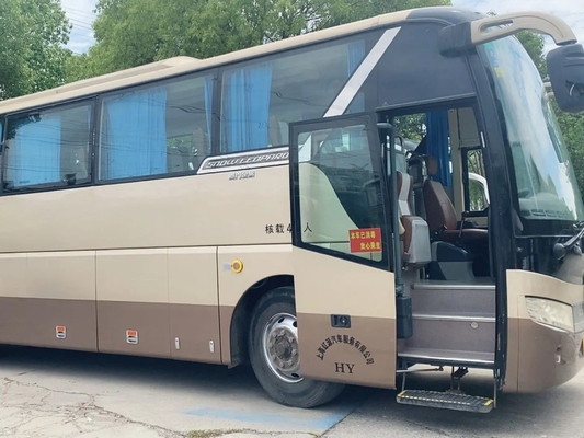Dragon d'or utilisé XML6113 main simple de porte de moteur de Yuchai de sièges de la suspension 47 d'airbag d'autobus de passager de 2ème