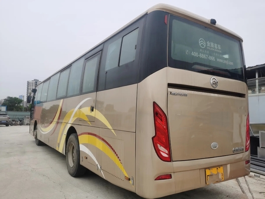 Le moteur 245hp de Weichai de sièges de l'autobus 50 de moteur diesel a employé la porte simple d'or de ressort lame du dragon XML6112 avec l'a/c