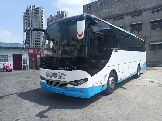 Autobus utilisé Front Engine d'église 6 sièges du ressort lame des cylindres 220hp 45 avec le climatiseur Zhongtong LCK6108D