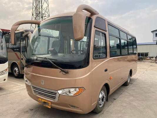 Main utilisée Zhongtong Lck6660d de Front Engine With a/c 2ème de fenêtre de glissement de sièges de Mini Bus External Swinging Door 25
