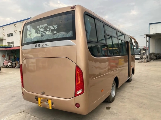 Main utilisée Zhongtong Lck6660d de Front Engine With a/c 2ème de fenêtre de glissement de sièges de Mini Bus External Swinging Door 25