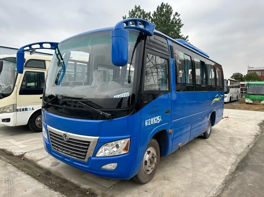 Les petits bleus utilisés d'autobus colorent 25 sièges que le moteur 130hp de Yuchai glissant la main gauche de Windows conduisent l'autobus DFA6660 de Dongfeng