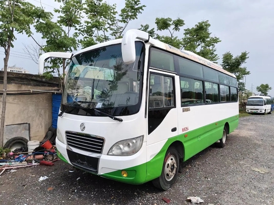Autobus utilisé de voyage 2016 main simple Dongfeng EQ6731 de la porte LHD/RHD 2èmes de sièges du moteur 130hp 29 de Yuchai de cylindres de l'an 4