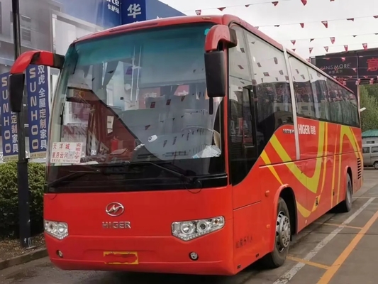 la couleur rouge des 2èmes de main de car sièges de Middle Passenger Door 51 10,5 mètres de moteur de Yuchai a utilisé un plus haut autobus KLQ6109
