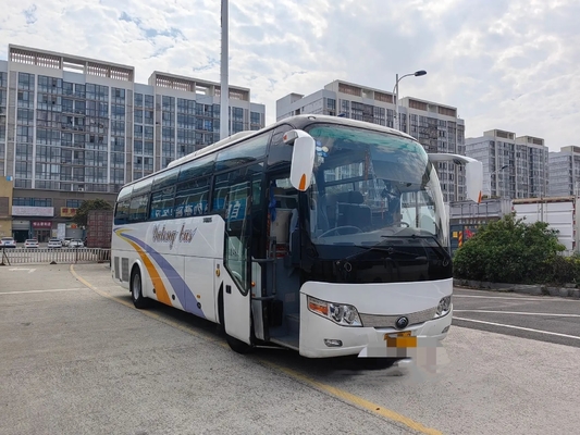 Le car utilisé Leaf Spring EURO IV d'autobus le moteur 245hp 10,5 de Yuchai de 49 sièges mètre les 2èmes jeunes Tong Bus ZK6107 de main