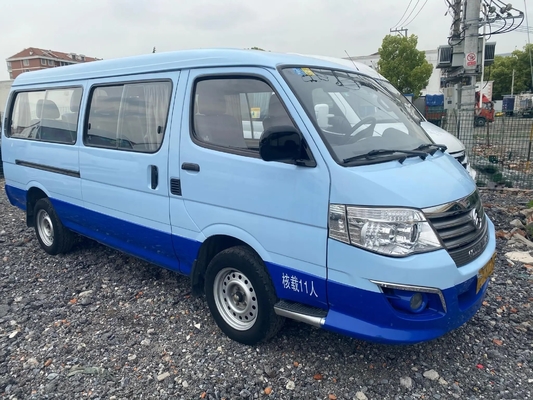 Moteur à essence d'or LHD de Dragon Hiace XML6532 de la couleur 11 de sièges blancs et bleus de minibus utilisé de 12 Seater