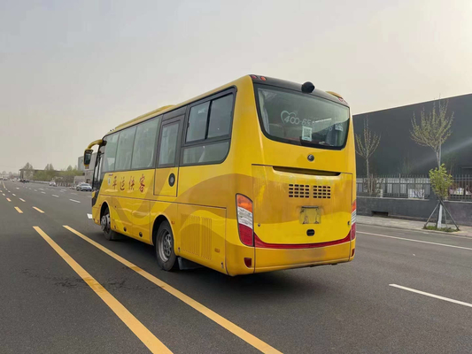 Les autocars utilisés 35 sièges transport de fond de porte de passager de Singl de 2015 ans ont utilisé l'autobus ZK 6808 de Youngtong