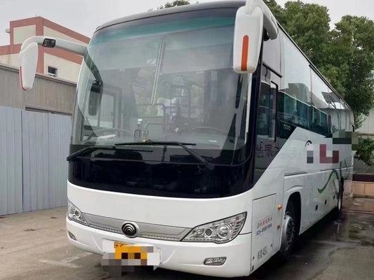 le 2ème autobus de main fenêtre de cachetage d'entraînement de main gauche de ressort lame de 2020 d'an de Yucuai sièges du moteur 48 a utilisé l'autobus de Yutong