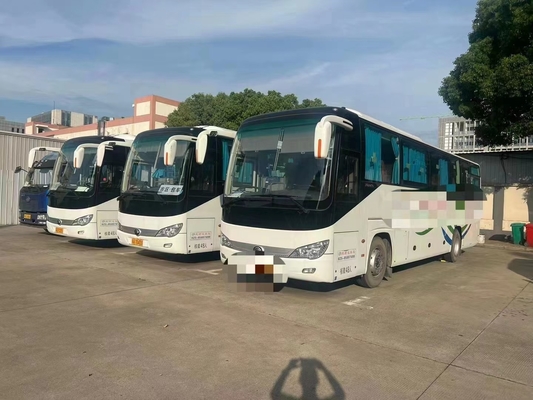 le 2ème autobus de main fenêtre de cachetage d'entraînement de main gauche de ressort lame de 2020 d'an de Yucuai sièges du moteur 48 a utilisé l'autobus de Yutong