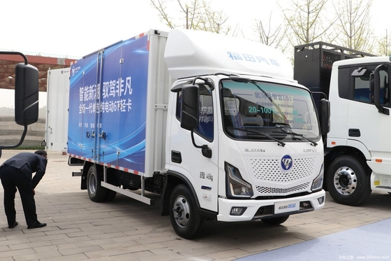 Nouveau véhicule électrique à énergie pure Foton 4 * 2 mode de conduite camion léger 280km