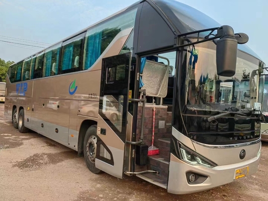 Bus diesel d'occasion de l'année 2020 56 places double porte VIP Bus Yutong ZK6137