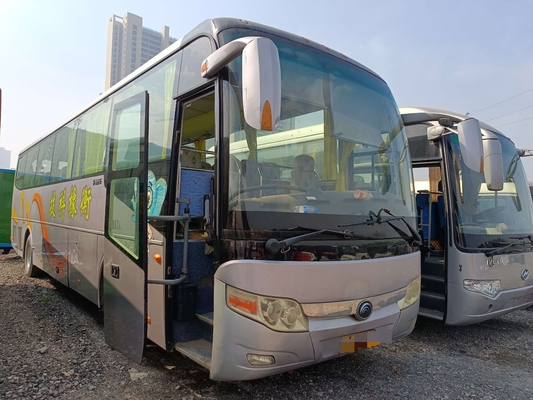 ZK 6127 Autobus Yutong d'occasion à porte unique 2 + 3 sièges Aménagement 67 sièges LHD / RHD