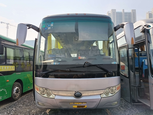 ZK 6127 Autobus Yutong d'occasion à porte unique 2 + 3 sièges Aménagement 67 sièges LHD / RHD