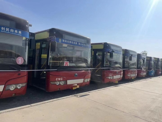 Autobus urbain d'occasion 49 places 100 passagers Yutong Zk6125 Cng Moteur double porte