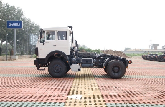 6 pneus usés camions à charge moyenne 4*2 tracteur à tête de Beiben 300 CV toit plat Euro 3