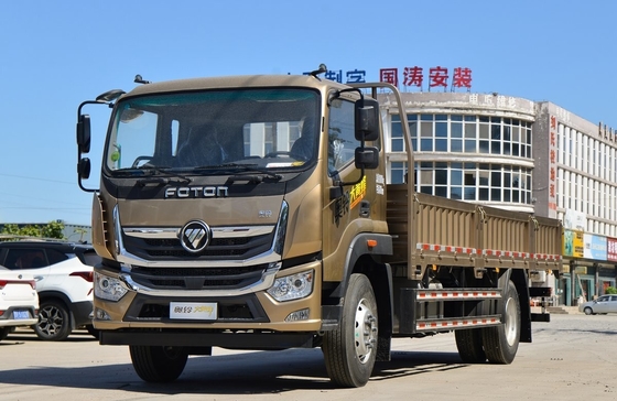 Produits intermédiaires Foton Cargo Truck Cabine simple et demi Moteur diesel de 6,8 mètres