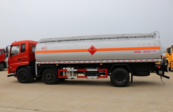 Dongfeng 21,5 cube Vieux camion-citerne pétrolier 6*2 alliage d'aluminium