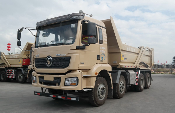 Camion à déverrouillage Used Shacman Dumper 8*4 Transport des déchets de construction Weichai 336hp