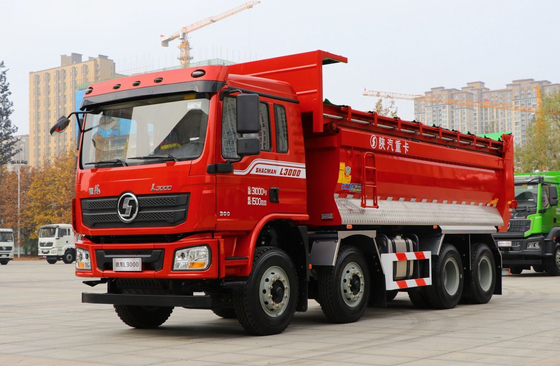 50 tonnes de camions à vendre 8 × 4 Shacman L3000 rapide 10 vitesses manuelle de transmission 300 chevaux